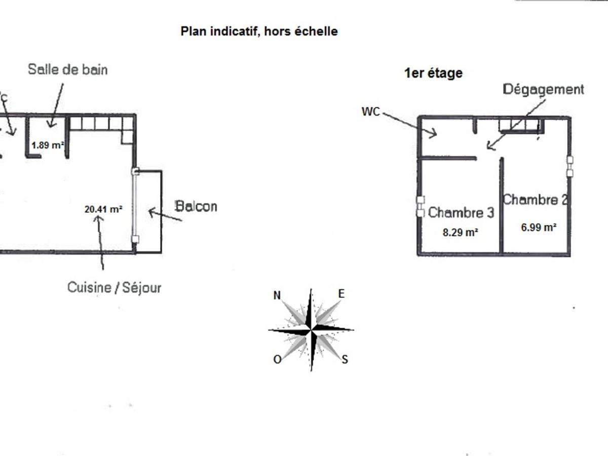 Duplex 3 Pieces Aux Gets, Proche Pistes Avec Parking Et Wifi - Fr-1-598-23 Apartment Ле-Гет Екстериор снимка