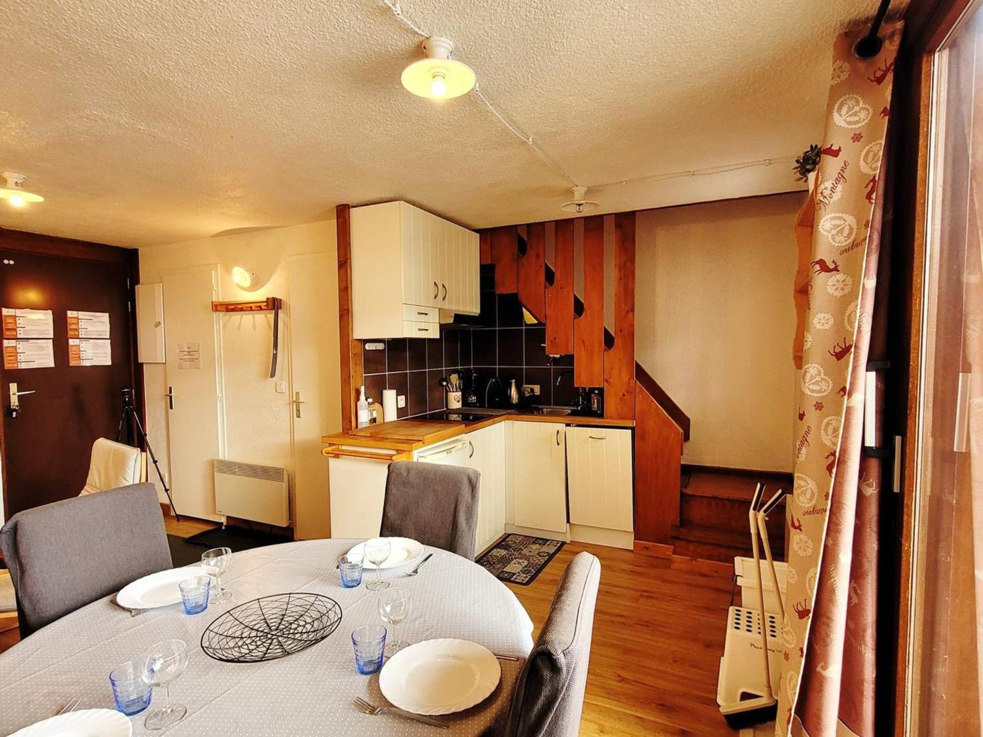 Duplex 3 Pieces Aux Gets, Proche Pistes Avec Parking Et Wifi - Fr-1-598-23 Apartment Ле-Гет Екстериор снимка